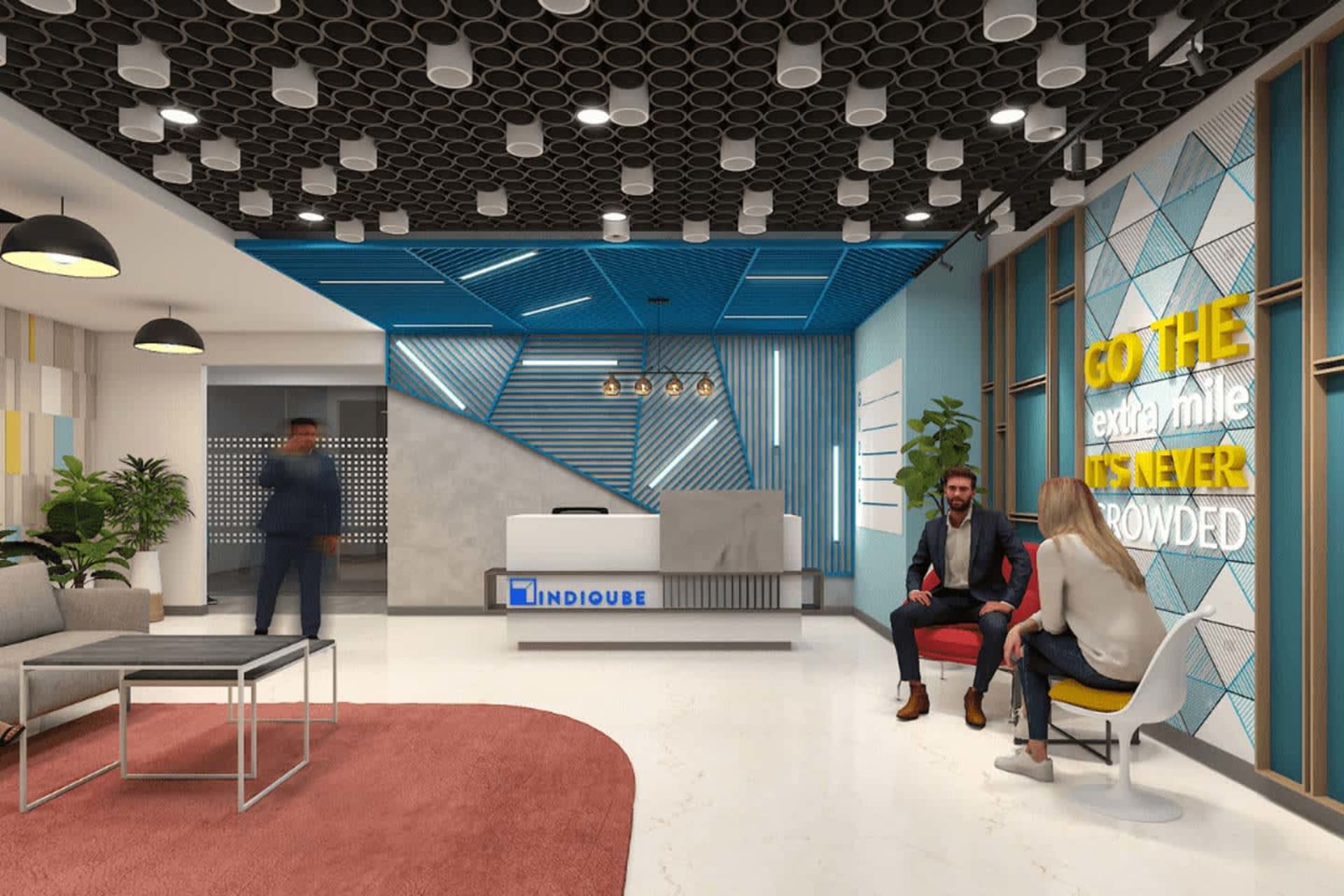 Indiqube Riveria coworking space in CBD Chennai, Chennai