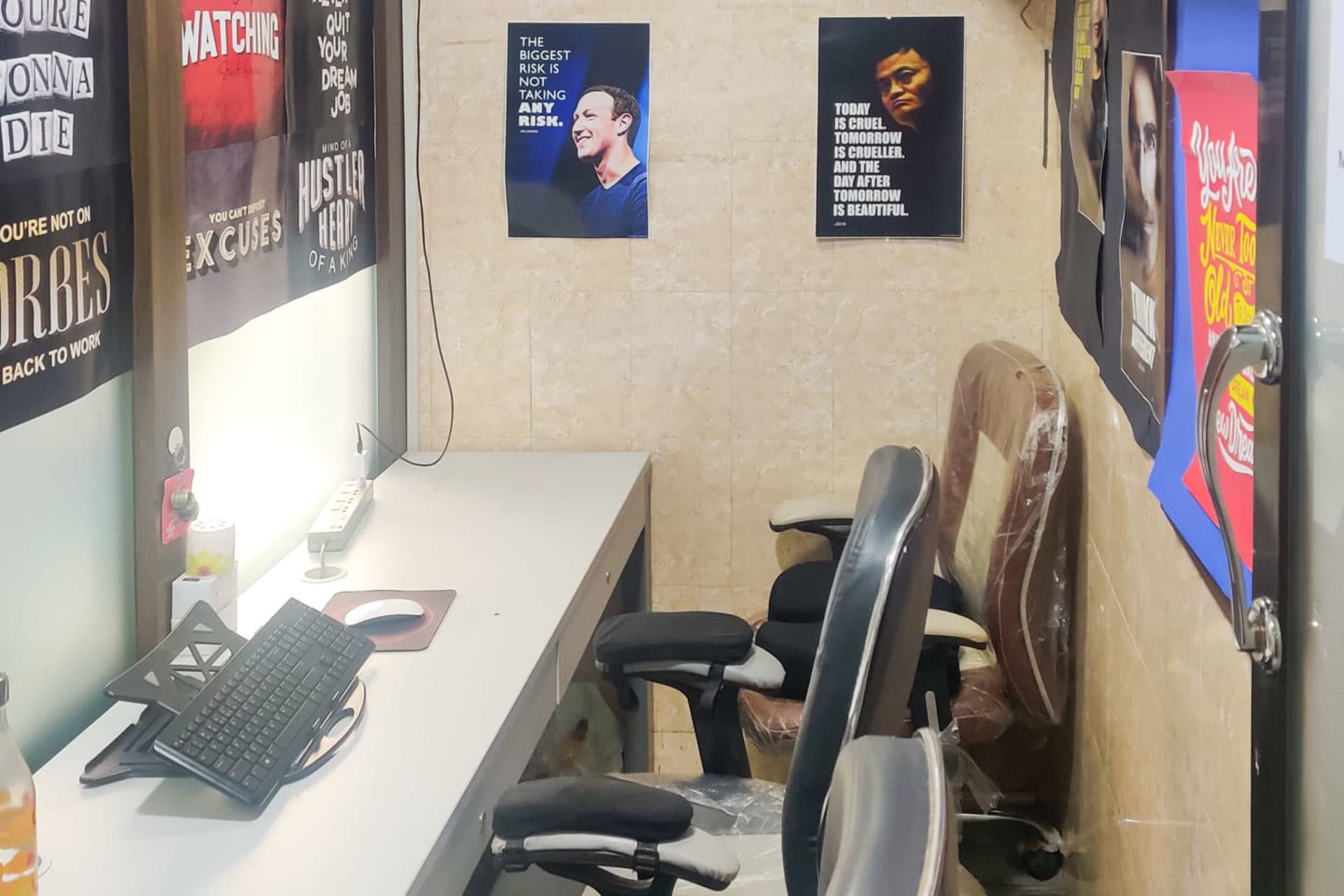 My Desk in Mumbai
