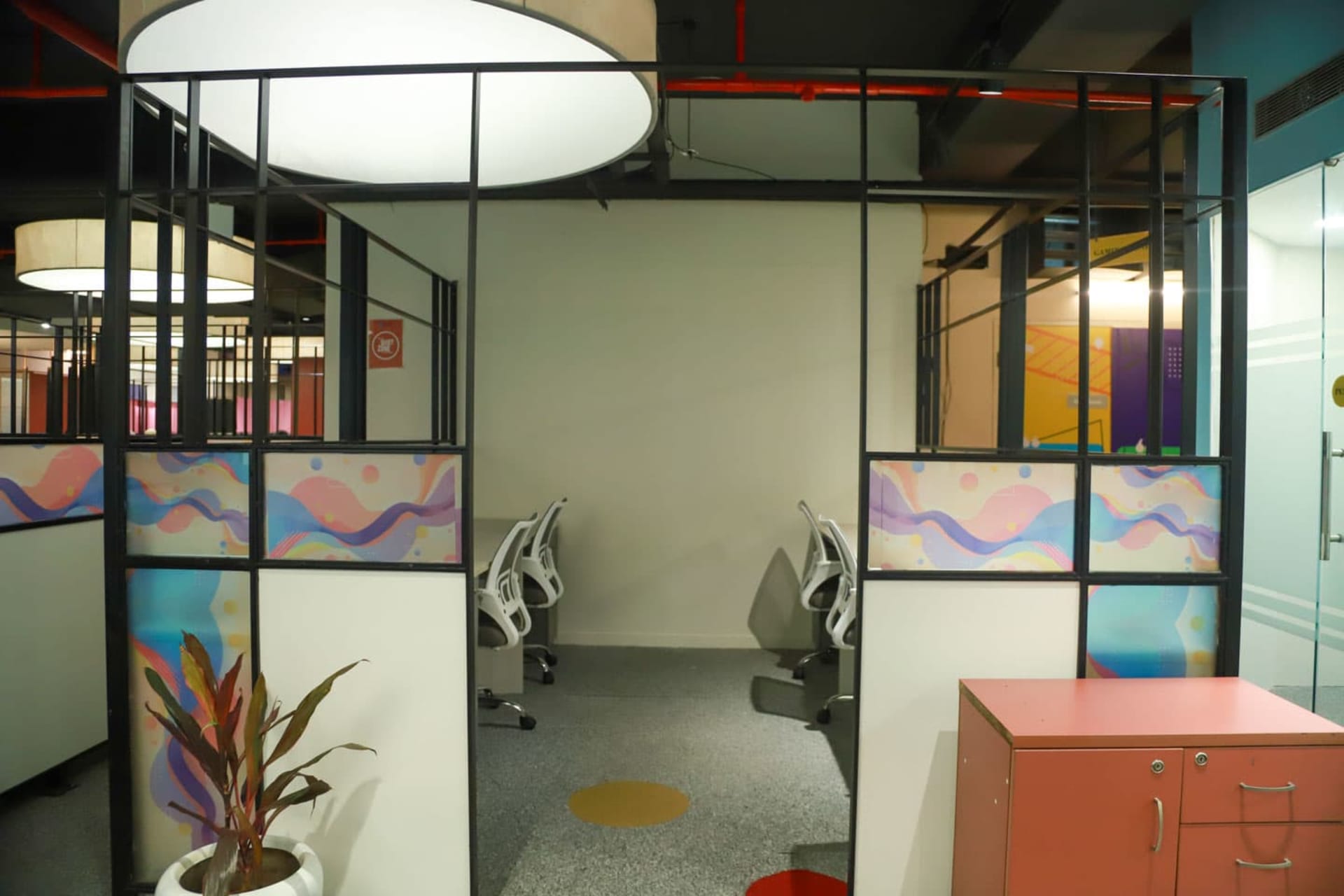 Nukleus coworking space in Saket, Delhi