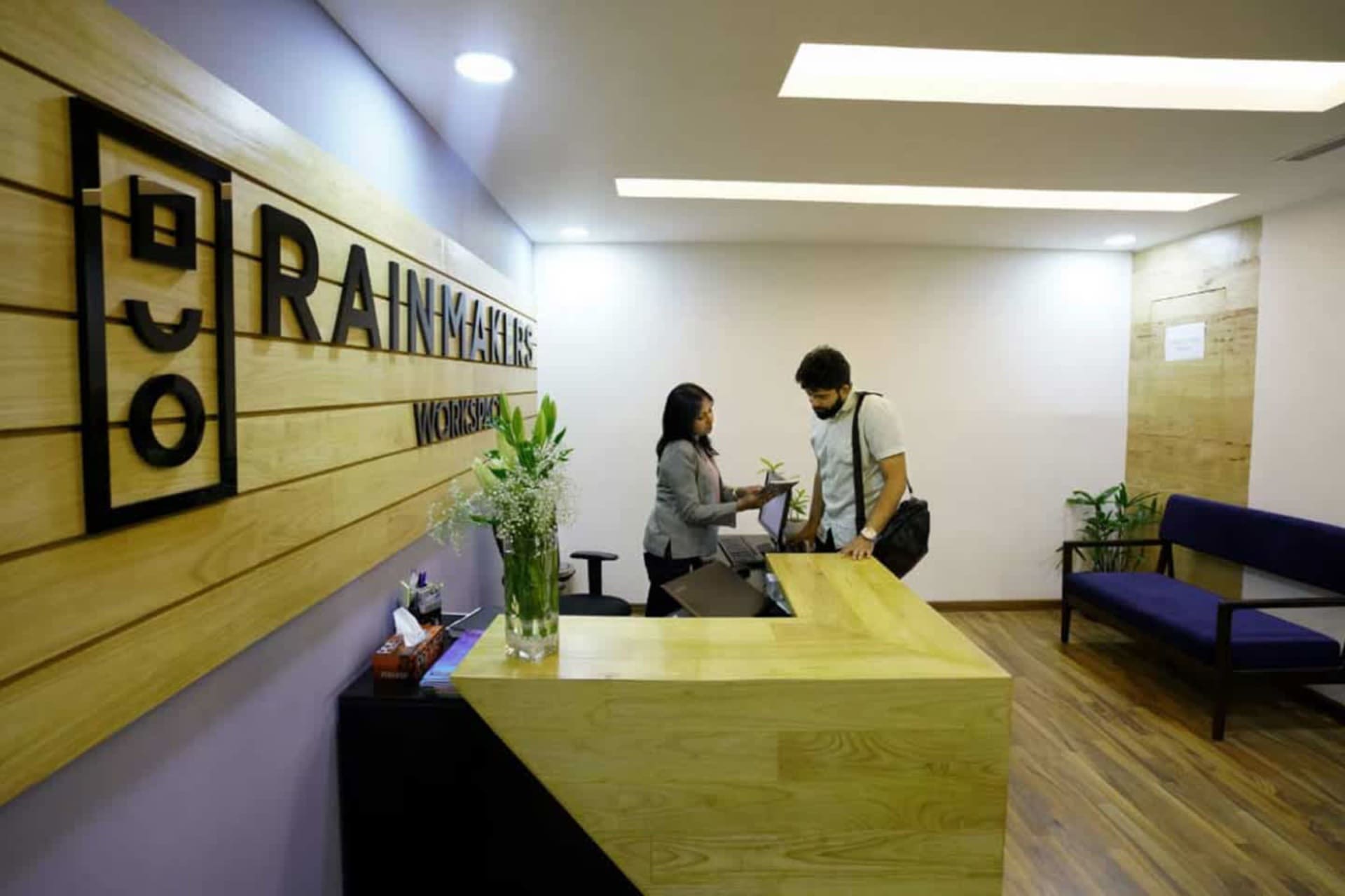 Rainmakers coworking space in MG Road, Bangalore
