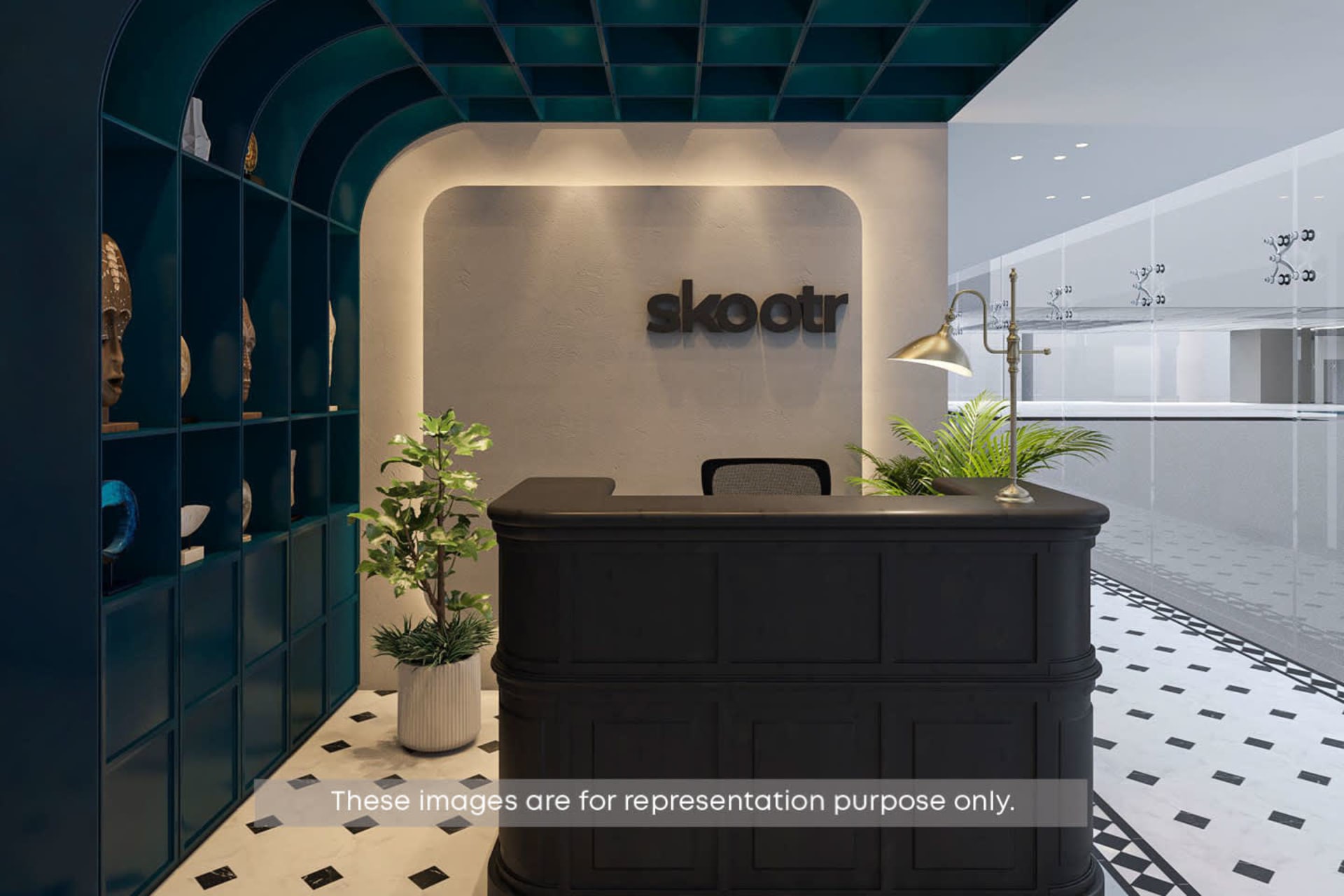 Skootr Max Square coworking space in Sector 129, Noida
