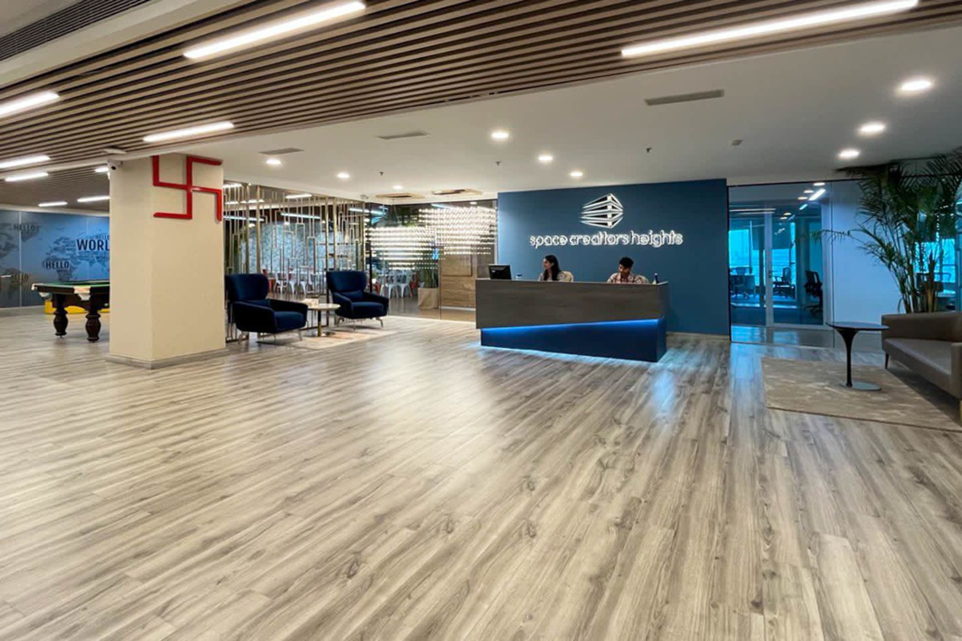 Space Creattors Heights coworking space in Golf Course Road Extension, Gurgaon