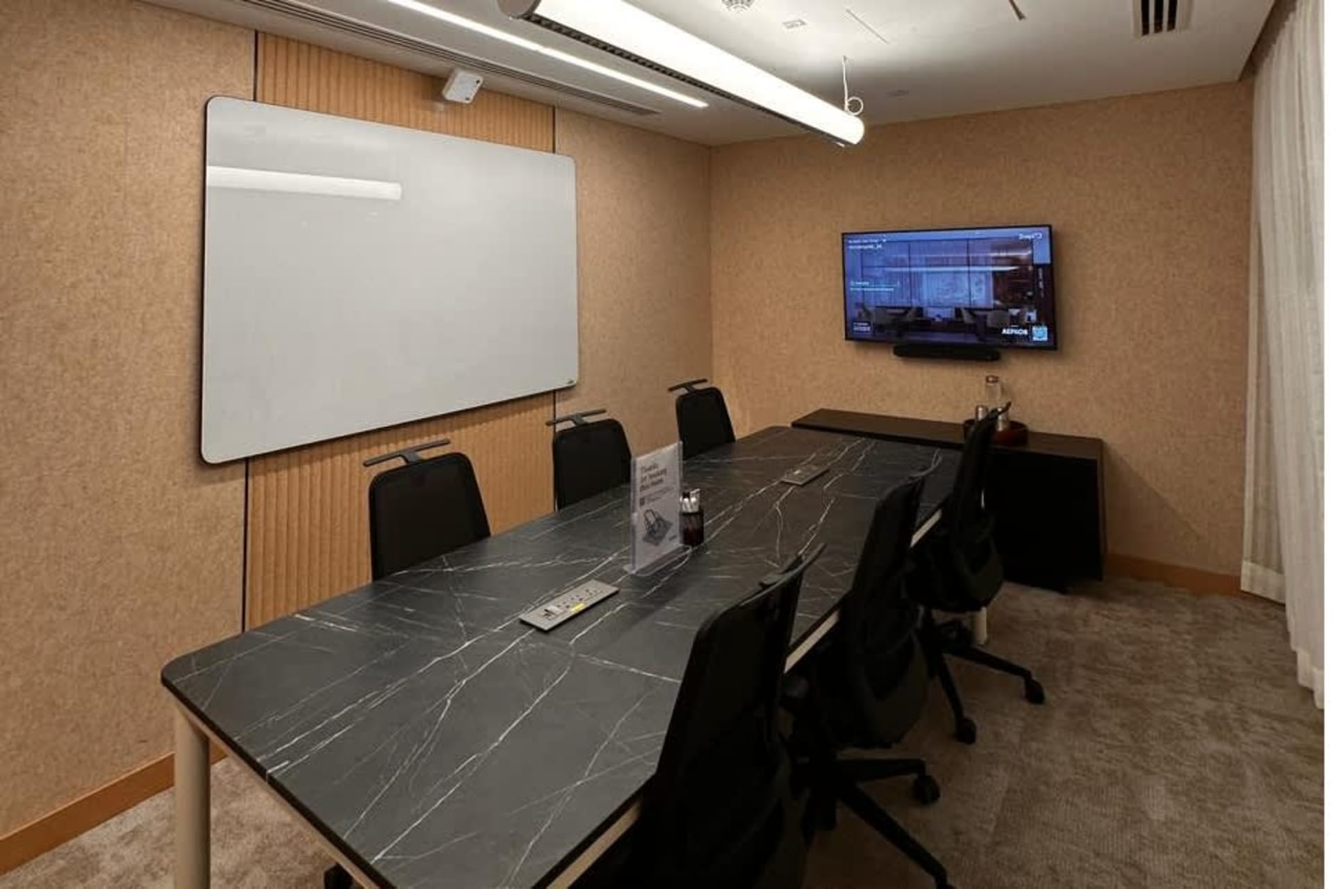 WeWork conference rooms in Aerocity, Delhi