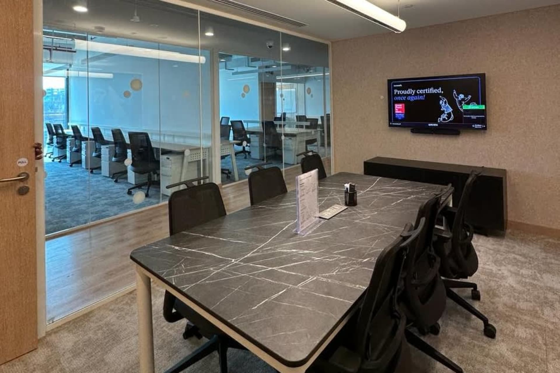 WeWork board rooms in Aerocity, Delhi