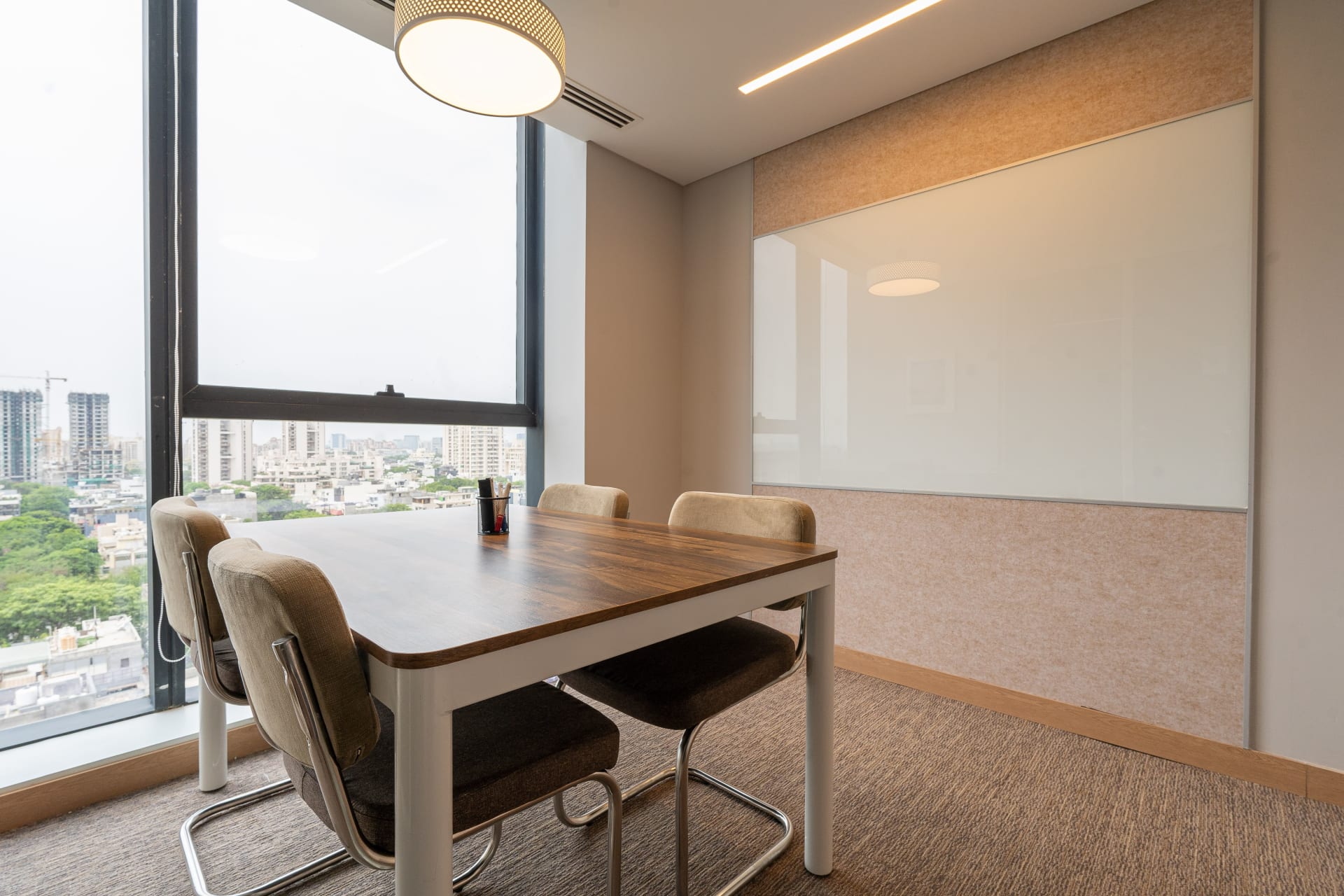WeWork conference rooms in Huda City Centre, Gurgaon