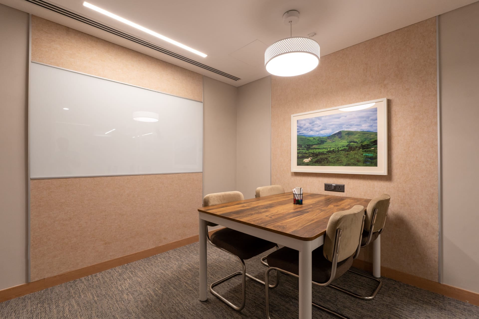 WeWork board rooms in Huda City Centre, Gurgaon