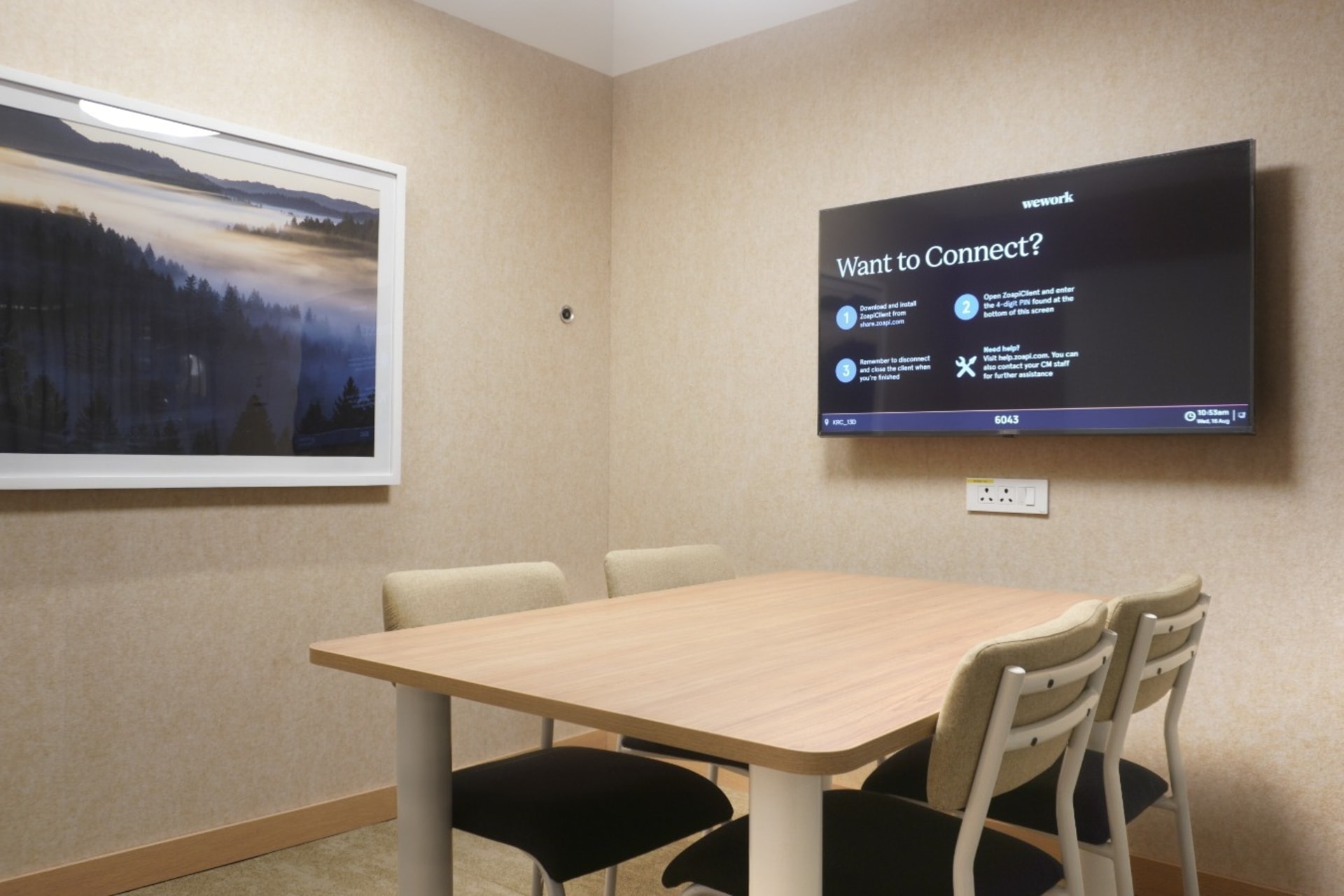 WeWork conference rooms in Madhapur, Hyderabad