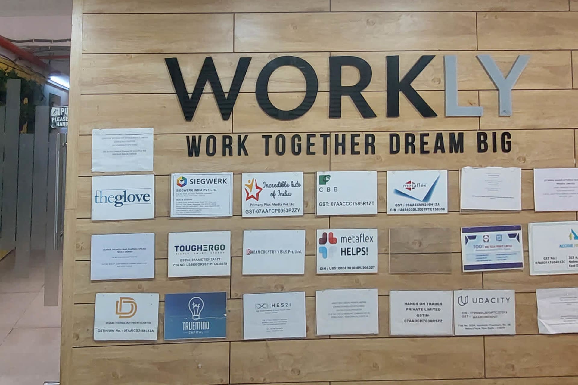 Workly coworking space in Nehru Place, Delhi