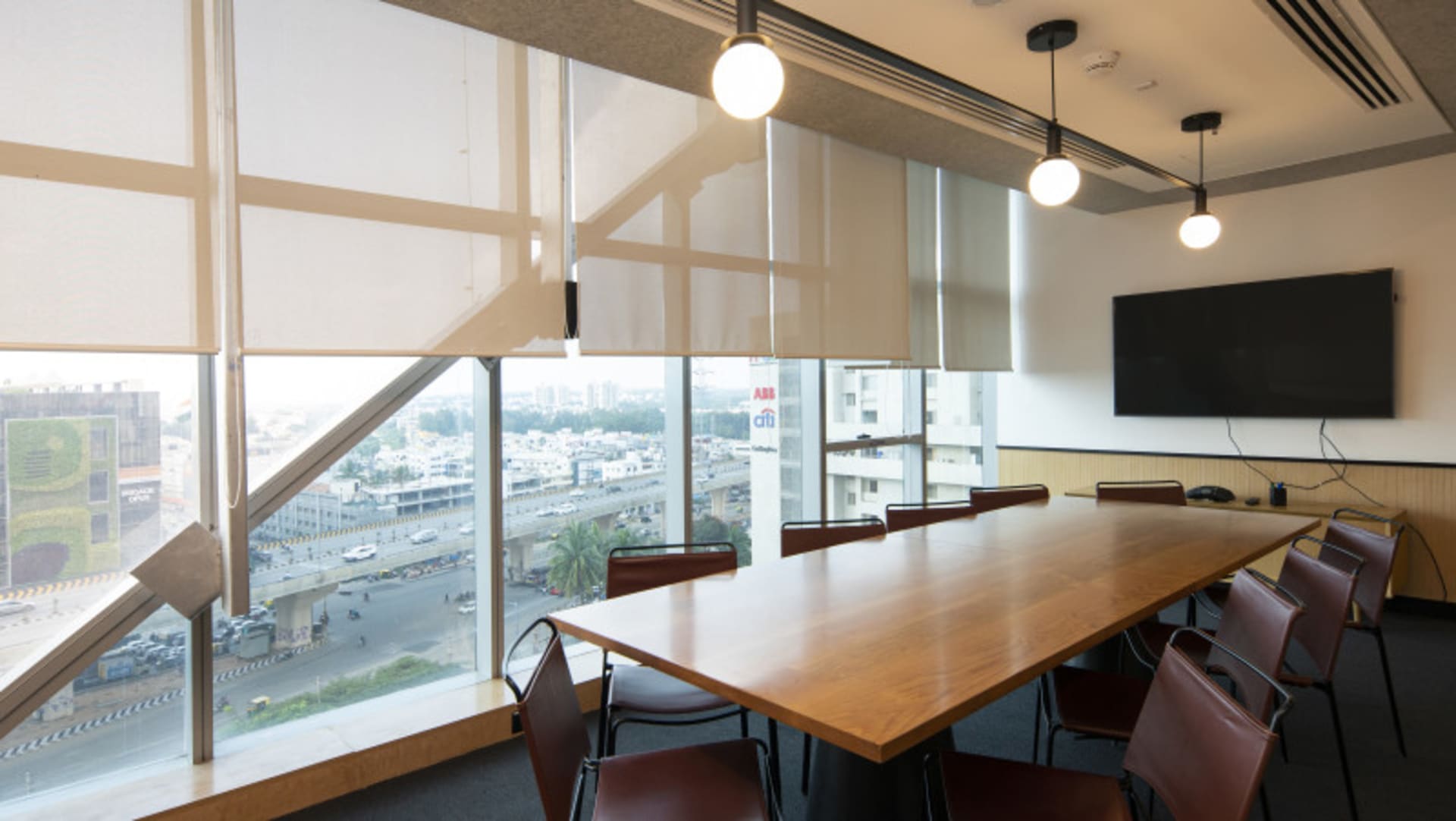 WeWork conference rooms in Hebbal, Bangalore