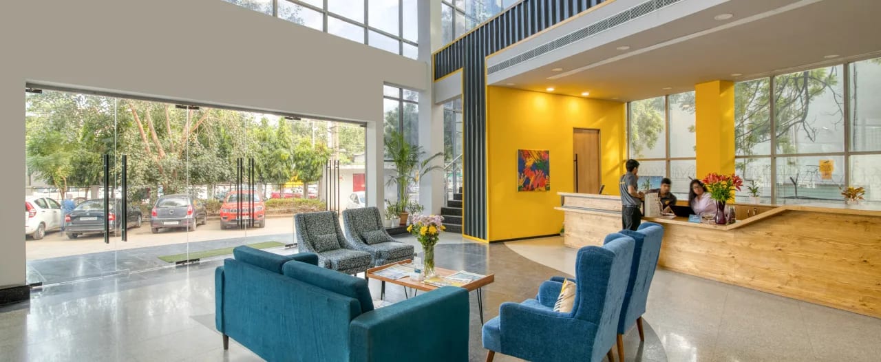 virtual office in coworking space
