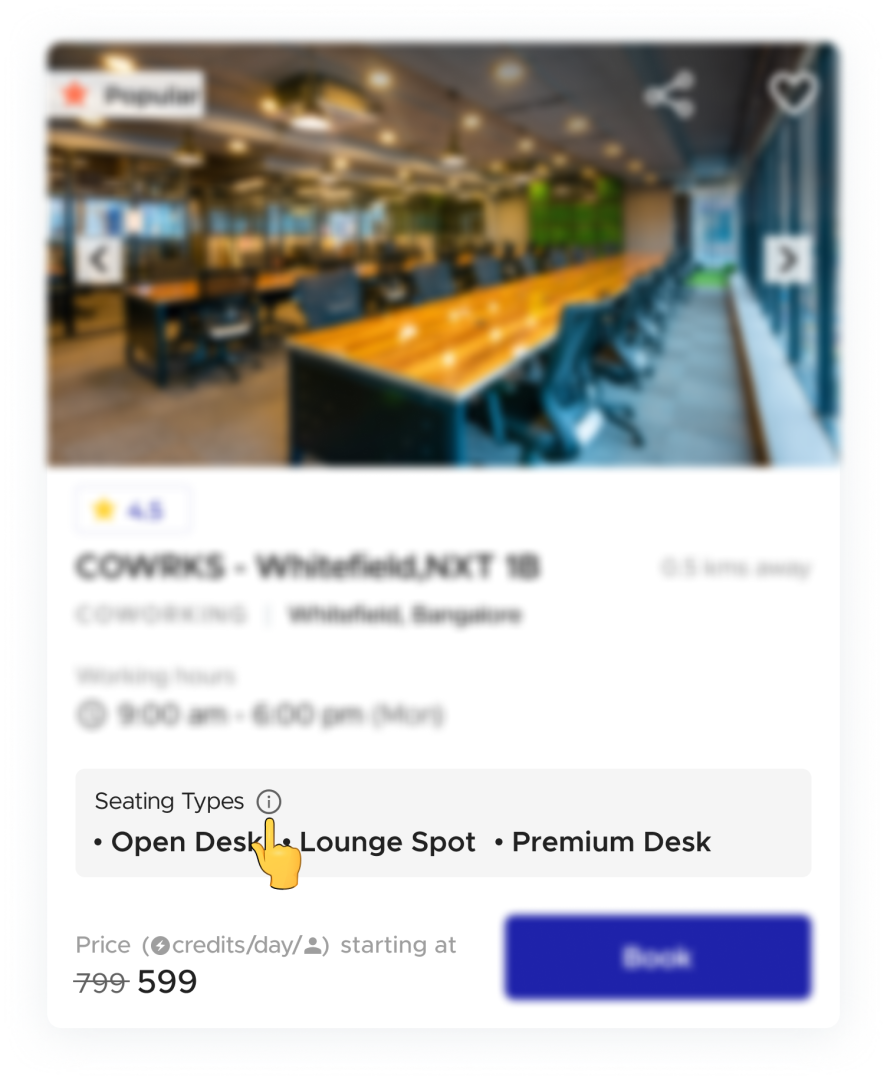 myHQ desk category info