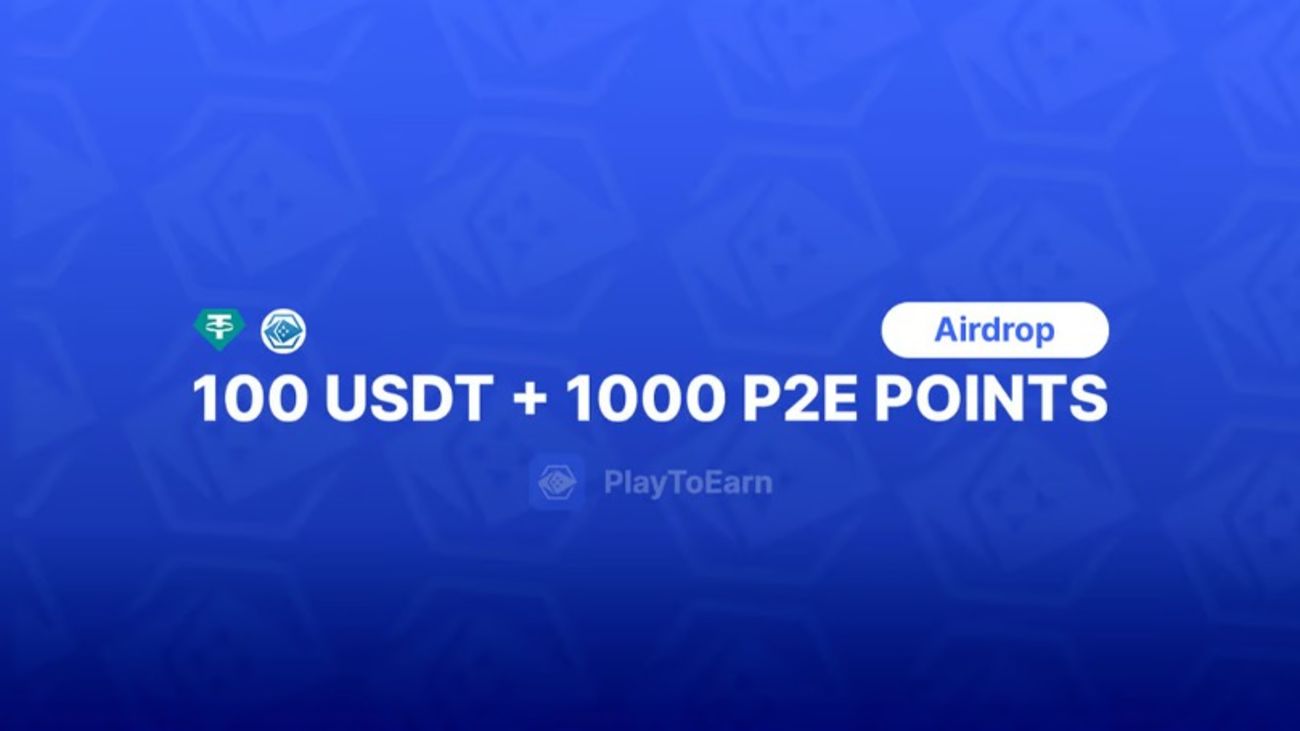 PlayToEarn.com USDT Airdrop