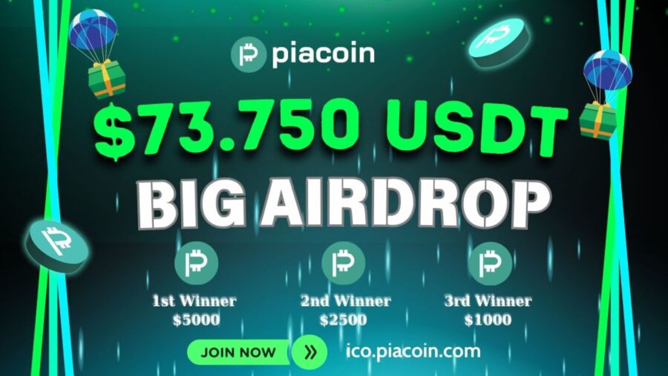 Piacoin USDT Giveaway