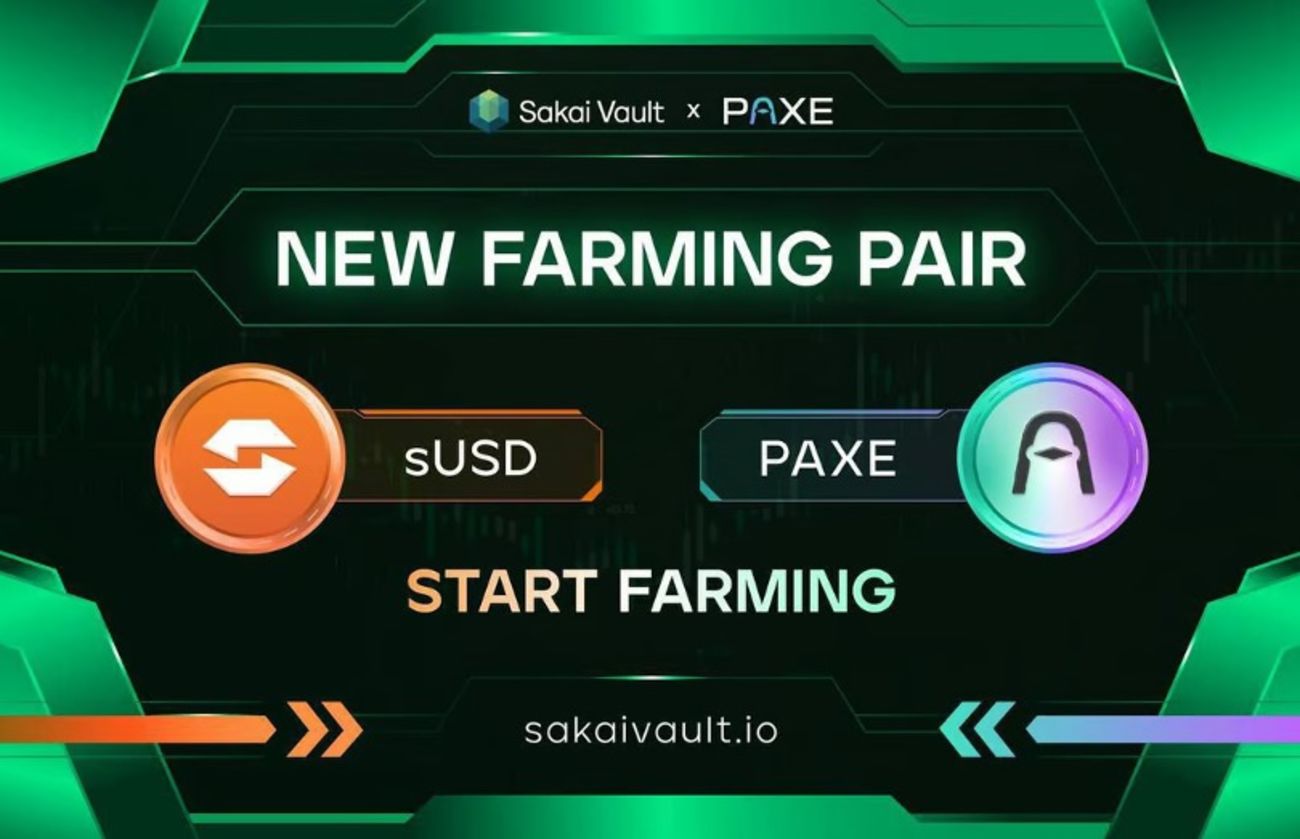 PAXE x Sakai Vault USDT Airdrop