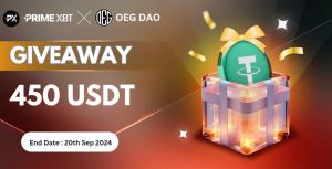 PrimeXBT x OEG DAO USDT Airdrop