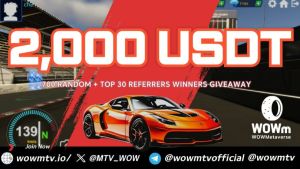 Singapore F1 Racing WOW metaverse USDT Airdrop