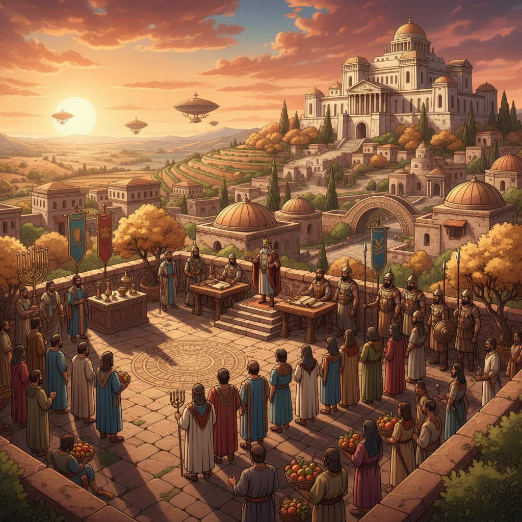 1 Kings Chapter 4 tells us how King Solomon organized his kingdom and how wise and successful his rule became. This chapter teaches us that good leadership includes order, wisdom, peace, and care for ...