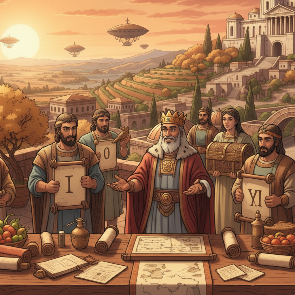 Solomon ruled over a very large area, from the Euphrates River to the land of the Philistines and to the border of Egypt. Many surrounding nations respected Solomon and paid tribute to him. This means...