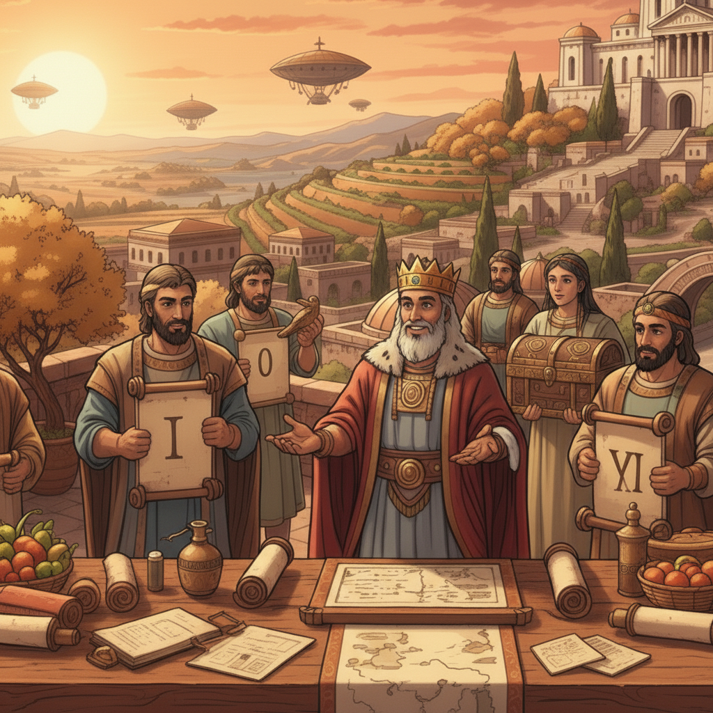 The chapter ends by reminding us that Solomon had peace on all sides. There were no major wars, and the people felt safe. This peace was a blessing from God and a result of wise leadership. This chapt...