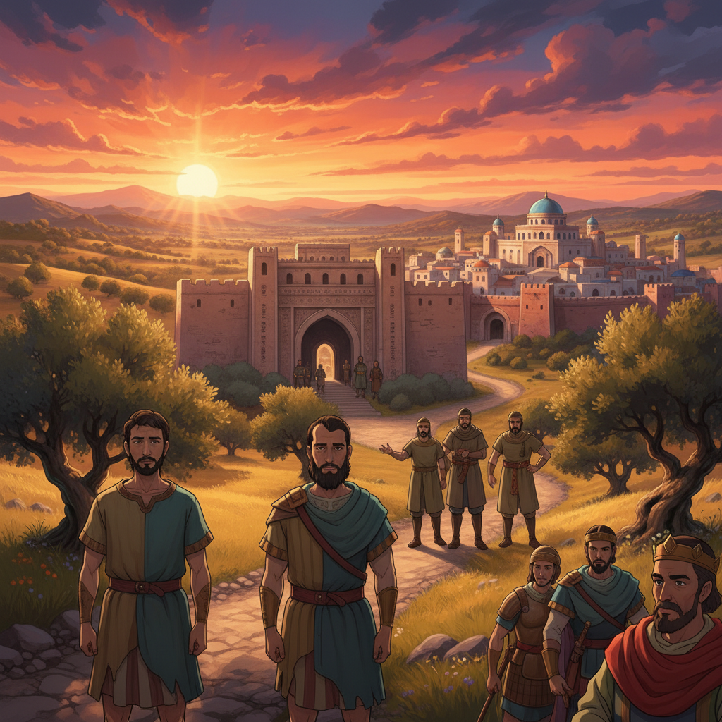 However, the Ammonite leaders did not trust David’s kindness. They told King Hanun that David’s men were not there to help, but to spy on the land and prepare for attack. Hanun believed them and made ...