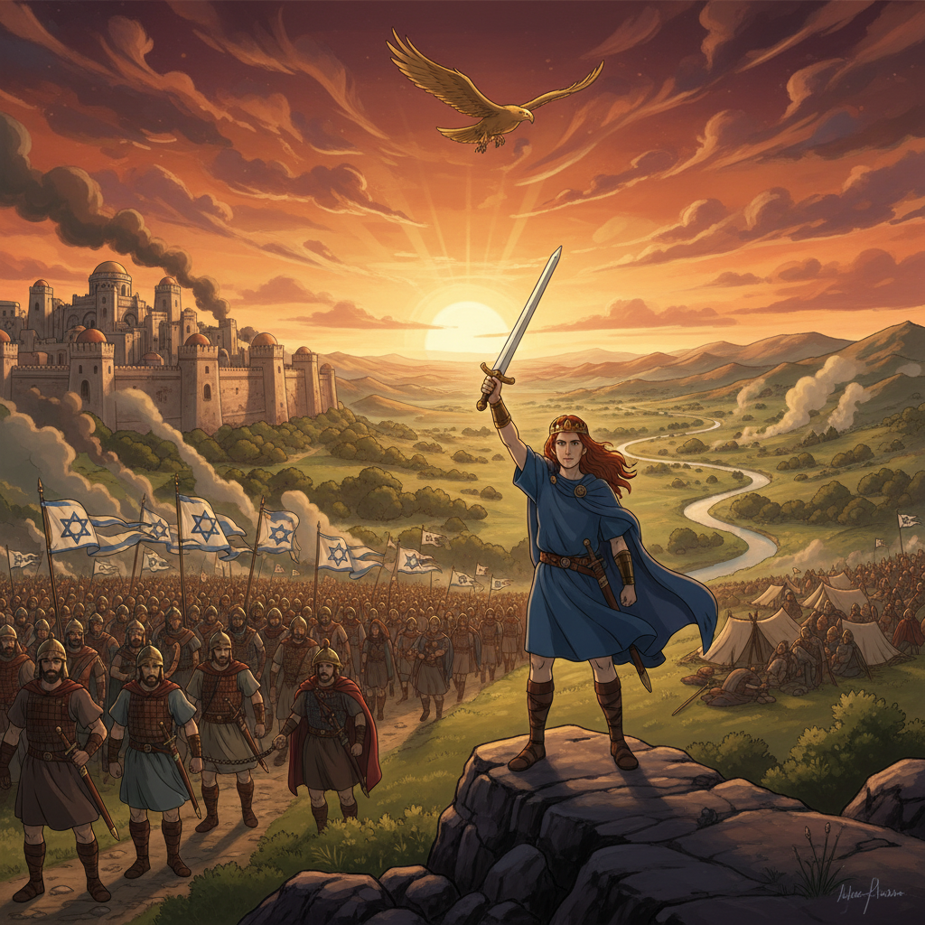 2 Samuel 8 tells us how God helped David win many battles and bring peace to Israel. This chapter shows that God kept His promise to protect David and make him a strong and successful king. David foug...