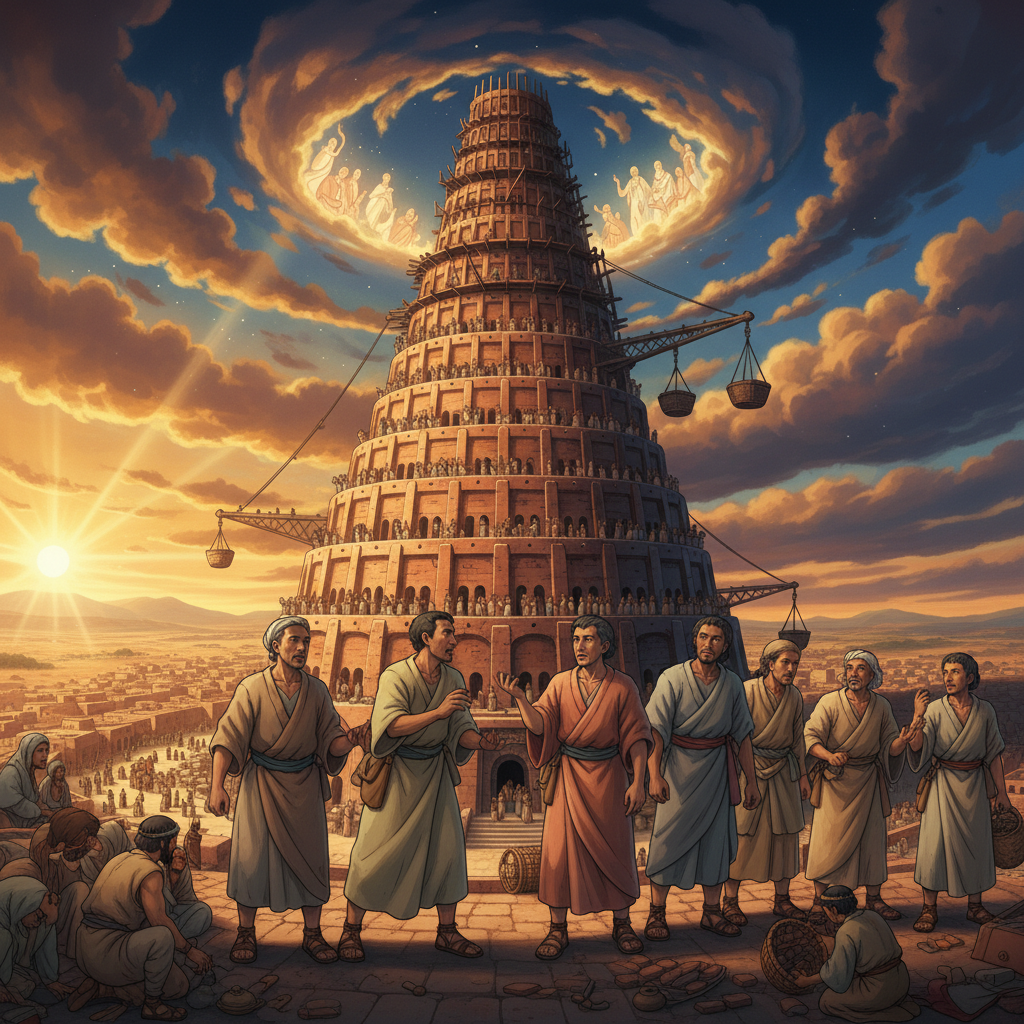 The people were proud and thought they could make a name for themselves without obeying God. They were not listening to God’s command to spread across the earth. God saw what they were doing and was c...