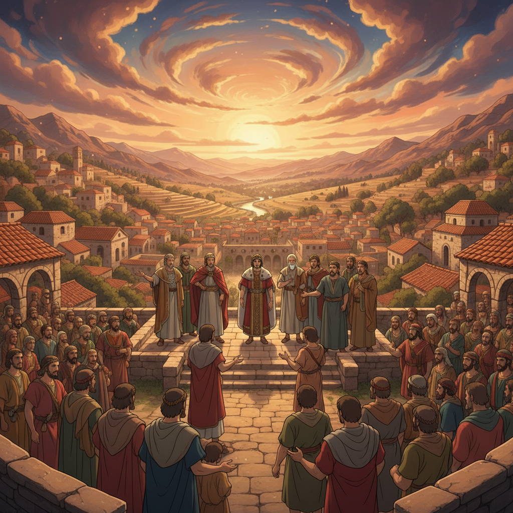 Rehoboam told them to come back in three days for his answer. First, he asked the older men who had advised his father Solomon. These wise elders told him to be kind to the people. They said if he spo...