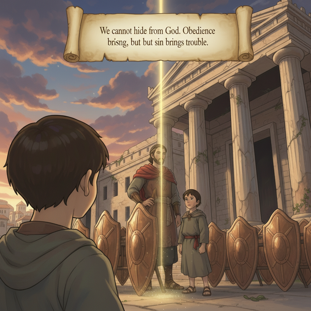 We cannot hide from God. Obedience brings blessing, but sin brings trouble.