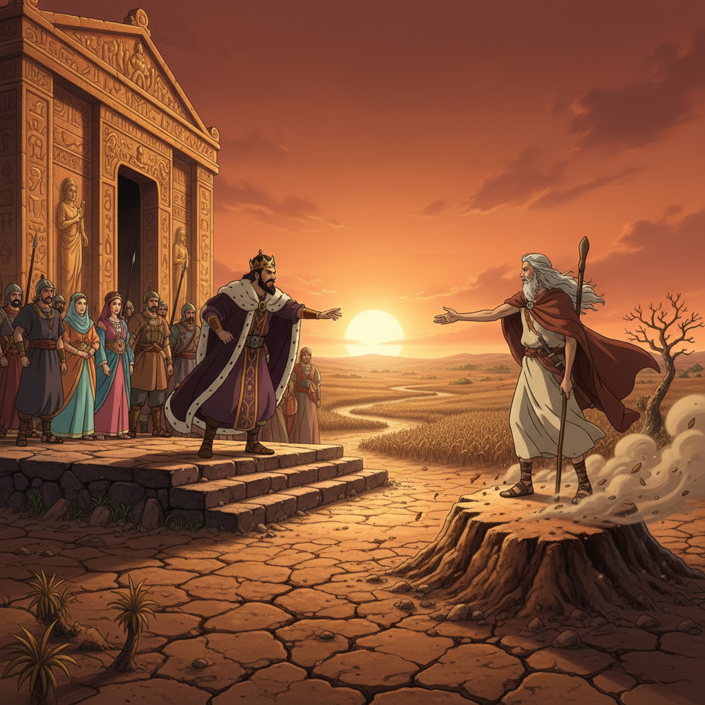 1 Kings chapter 17 introduces us to the prophet Elijah. This chapter shows God’s power and care during a time of great trouble in Israel. King Ahab was ruling Israel, and he did very evil things. He w...