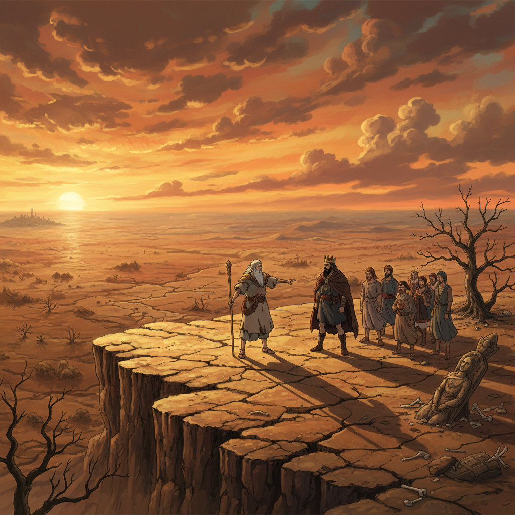 1 Kings chapter 18 continues the story of the prophet Elijah during the time of King Ahab. There had been no rain in Israel for a long time, just as Elijah had said. The land was dry, crops had failed...