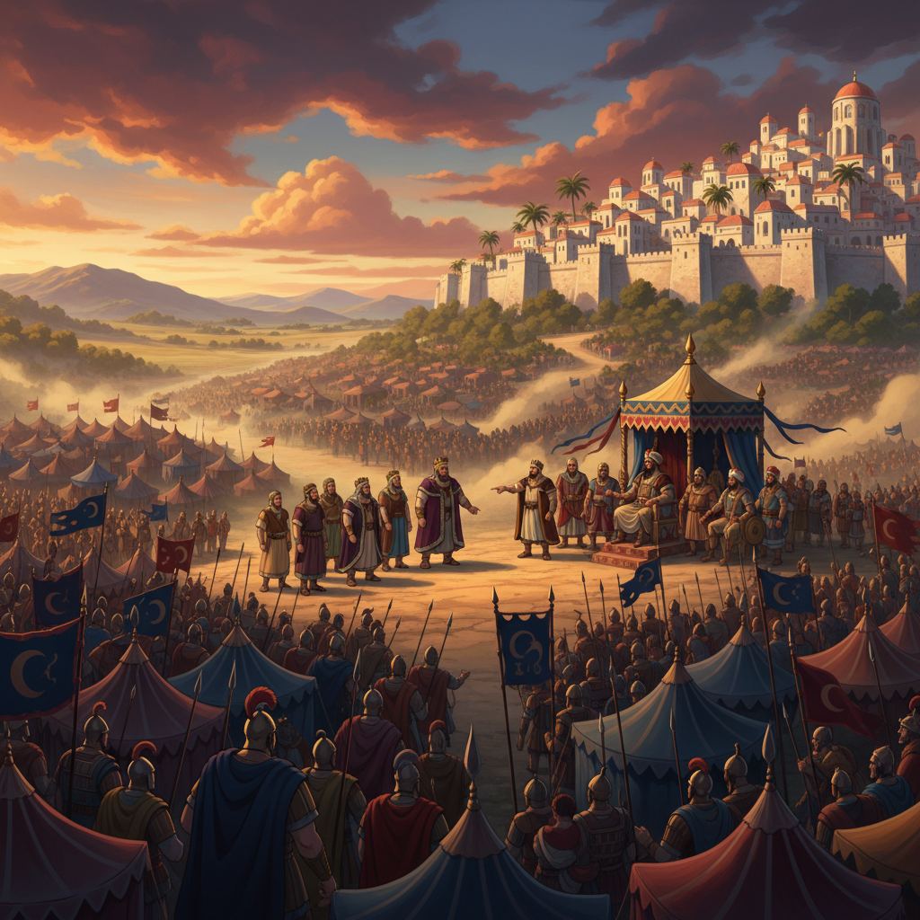 1 Kings chapter 20 tells us about battles between Israel and Syria during the time of King Ahab. Even though Ahab was not a good king, God still showed mercy to Israel. The king of Syria was named Ben...