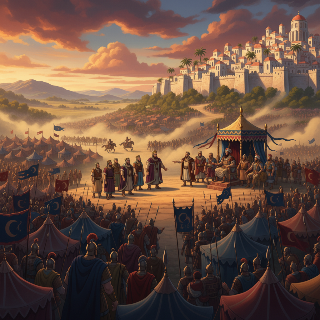 A prophet came to Ahab with a message from God. The prophet said that even though the Syrian army was very large, God would help Israel win. This victory would show that the Lord is the true God. Ahab...