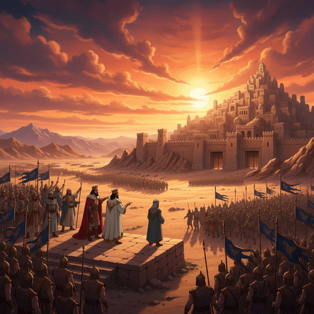 1 Kings chapter 22 tells about the last days of King Ahab and a battle that changed everything. For three years there was no war between Israel and Syria. Then King Ahab of Israel wanted to take back ...