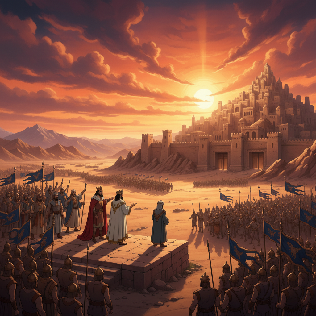 Ahab gathered about four hundred prophets. All of them told Ahab that he would win the battle. But Jehoshaphat felt unsure and asked if there was another prophet of the Lord they could ask. Ahab said ...