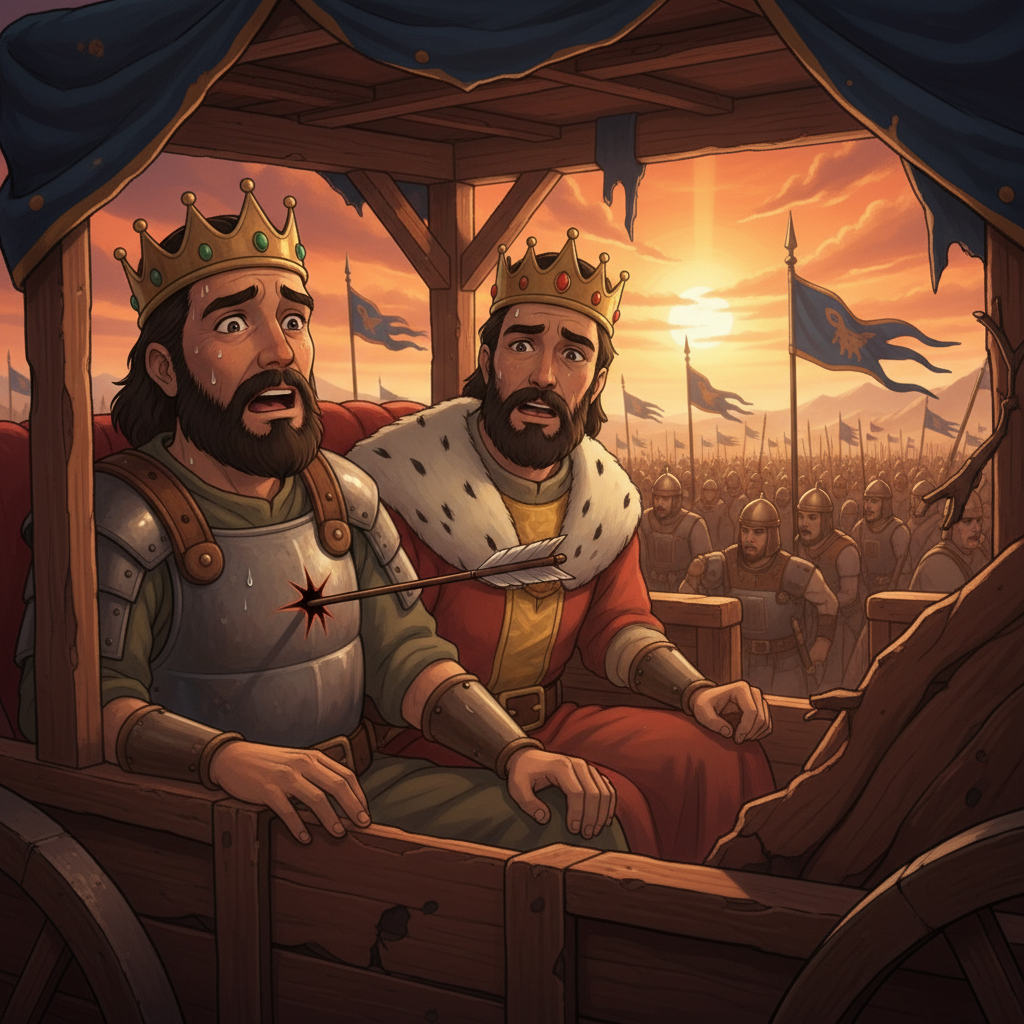 Ahab did not like this message. He put Micaiah in prison and gave orders to give him only bread and water until he returned safely. But Micaiah said that if Ahab returned safely, then the Lord had not...