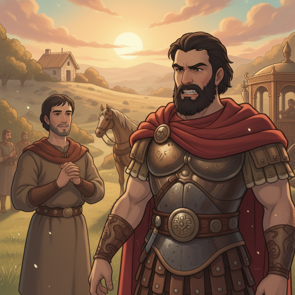 Naaman arrived at Elisha’s house with his horses and chariot. Elisha did not come out to meet him. Instead, he sent a messenger to tell Naaman to wash himself seven times in the Jordan River. Naaman b...