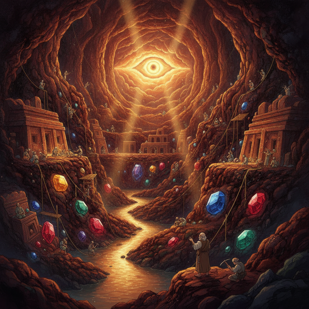 In Job chapter 28, Job talks about the value of wisdom. He explains that people can search deep inside the earth for gold, silver, and precious stones, but true wisdom cannot be found that way. Job de...