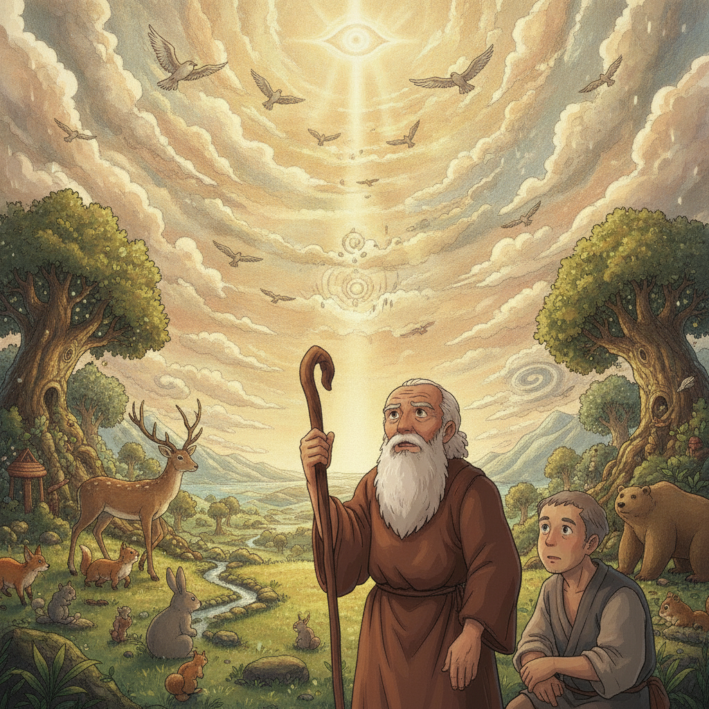 Even the birds flying high in the sky and the animals on the earth do not know where true wisdom is found. Only God knows the way to wisdom because He created the whole world. He knows everything abou...
