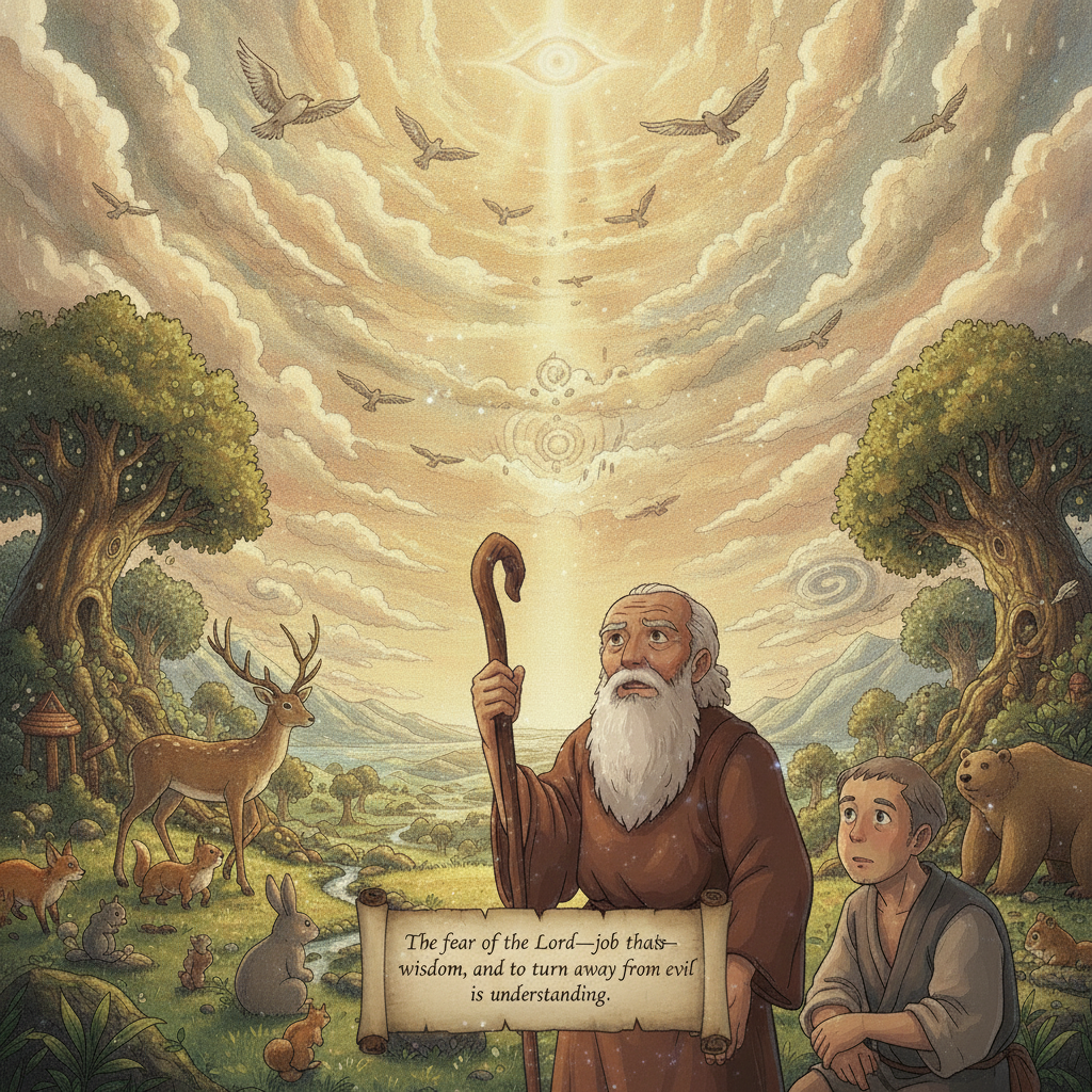 God understands how everything works because He made it all. At the end of the chapter, Job gives the answer to his question. He says, "The fear of the Lord—that is wisdom, and to turn away from evil ...