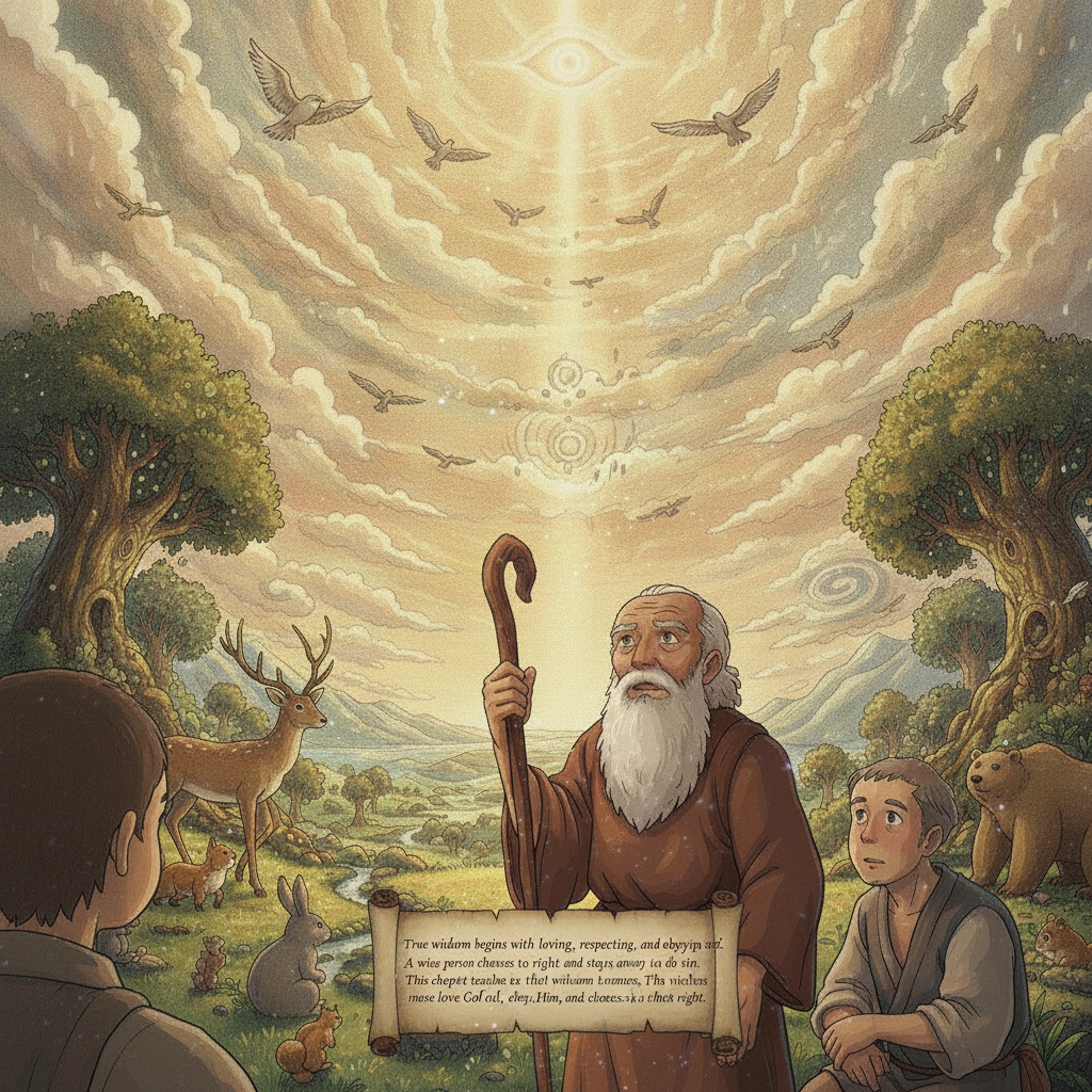 This means that true wisdom begins with loving, respecting, and obeying God. A wise person chooses to do what is right and stays away from sin. This chapter teaches us that wisdom is more valuable tha...