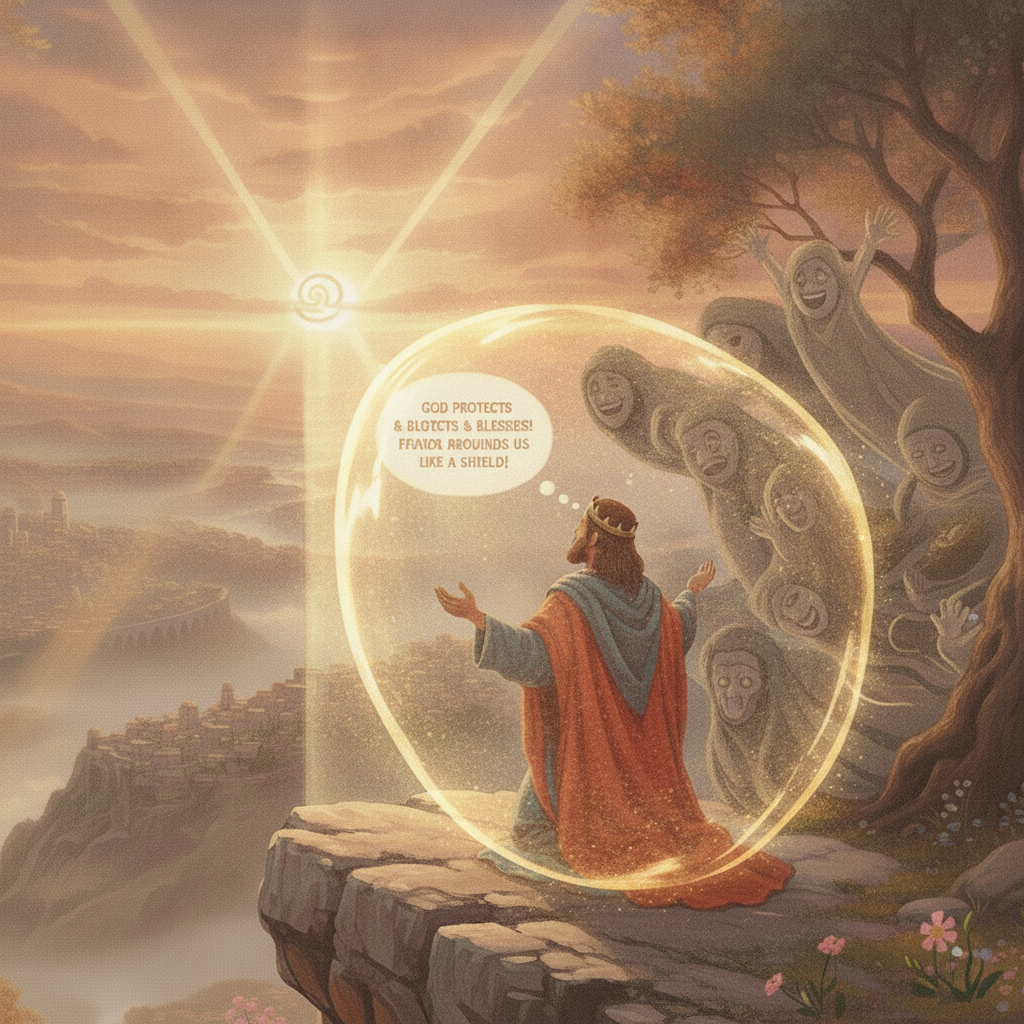 This chapter teaches us to begin our day with God. We should pray for His guidance, choose the right path, and trust Him to protect us.