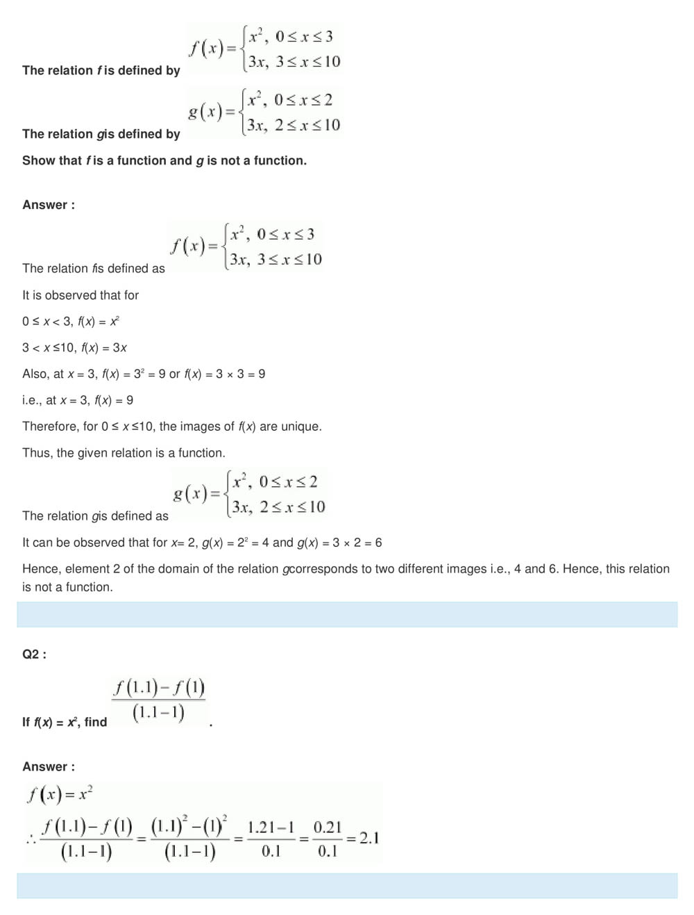 relation class 11 ncert solutions