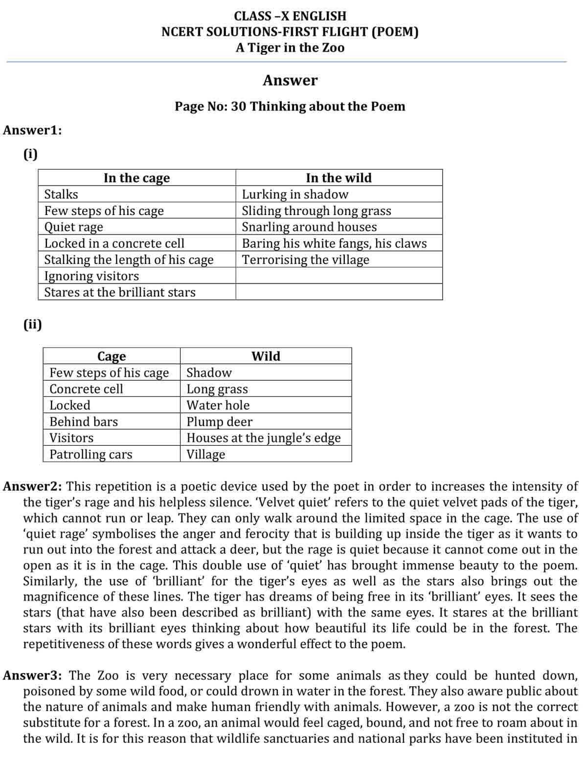 Download NCERT Solutions Free For Class 10 English First Flight Poem Chapter 3 Download NCERT Solutions Free For Class 10 English First Flight Poem Chapter 3