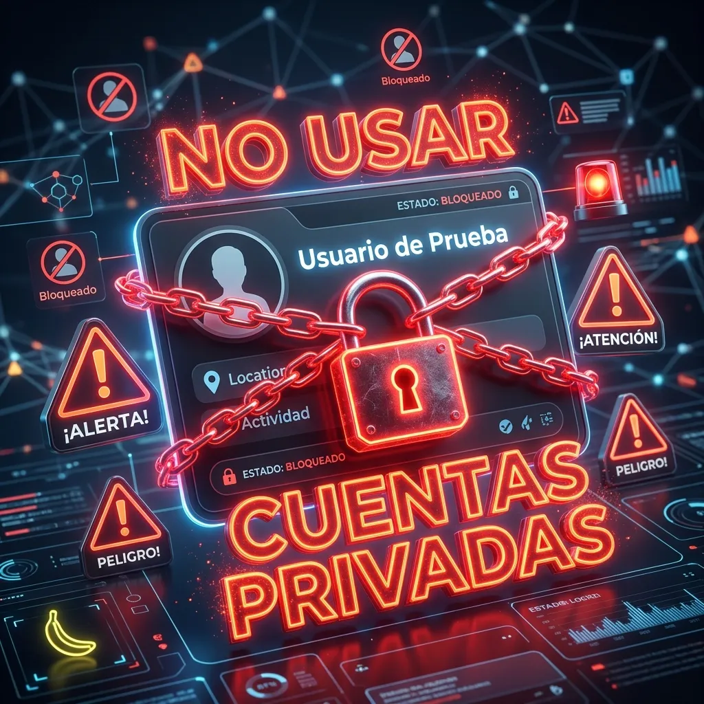 ⚠️ IMPORTANTE: No enviar pedidos a Cuentas Privadas