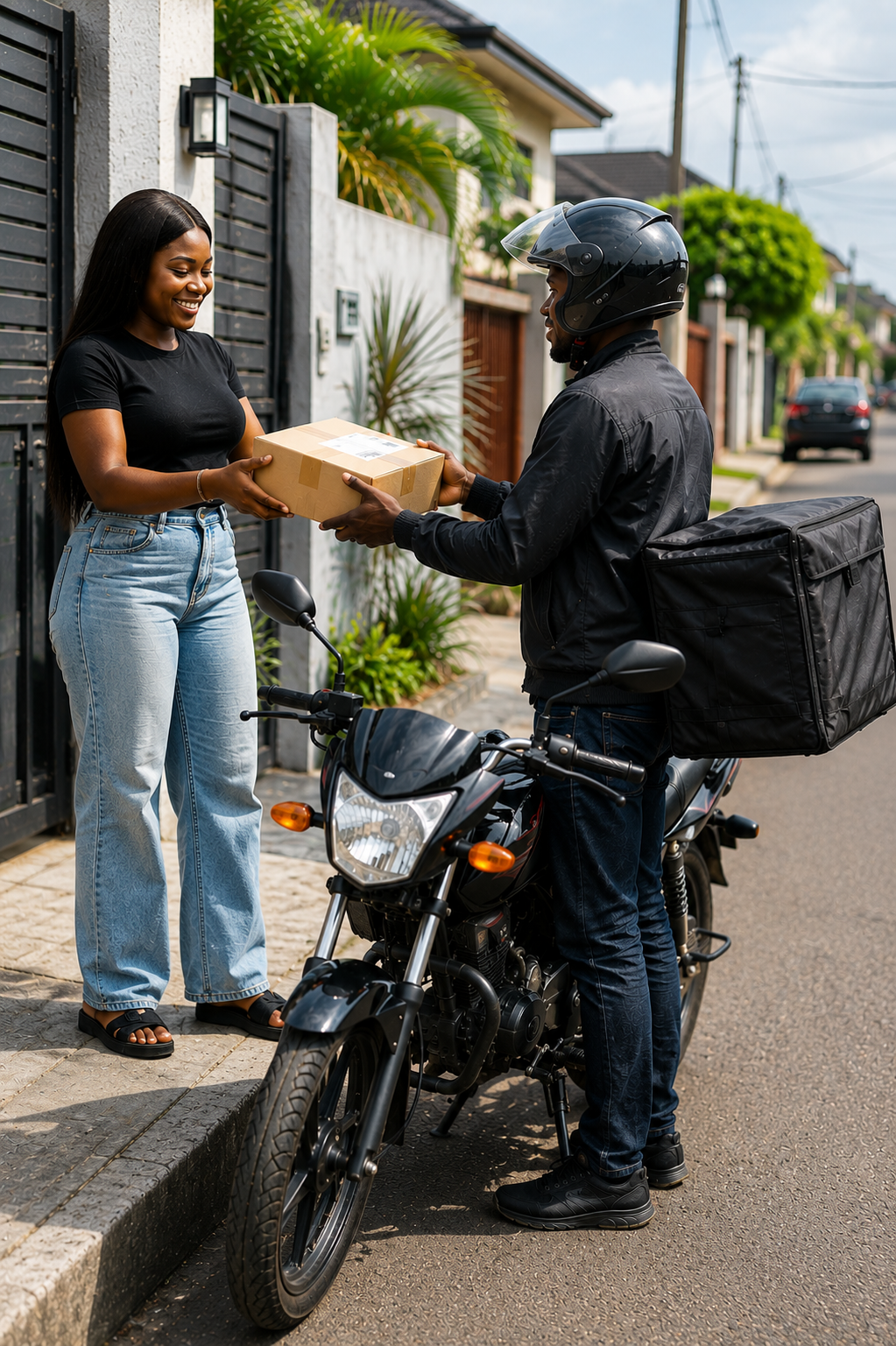Delivery riders matched with nearby demand