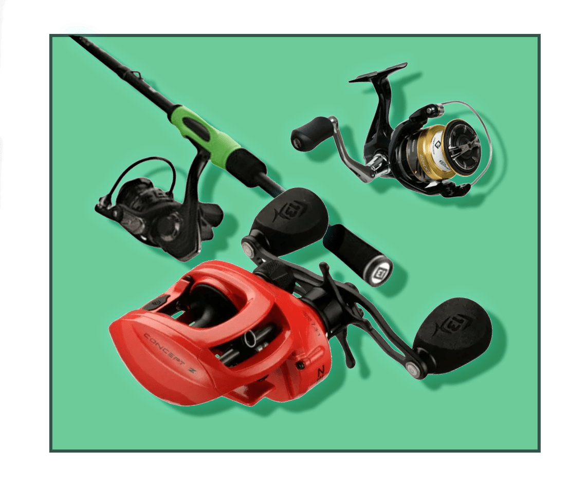 13 Fishing Rod & Reel Combos