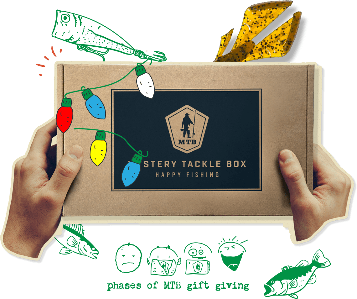 Picture of mystery tackle box being opened