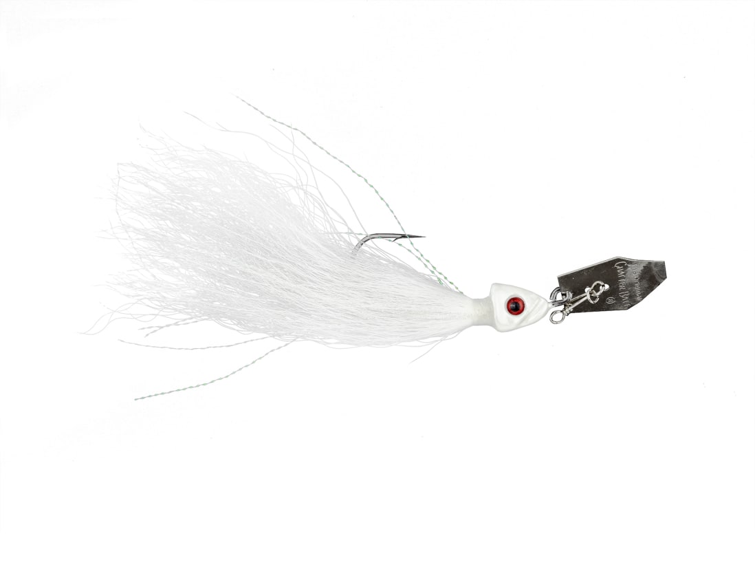 Z-Man ChatterBait Bucktail 3/8 oz White 1pack