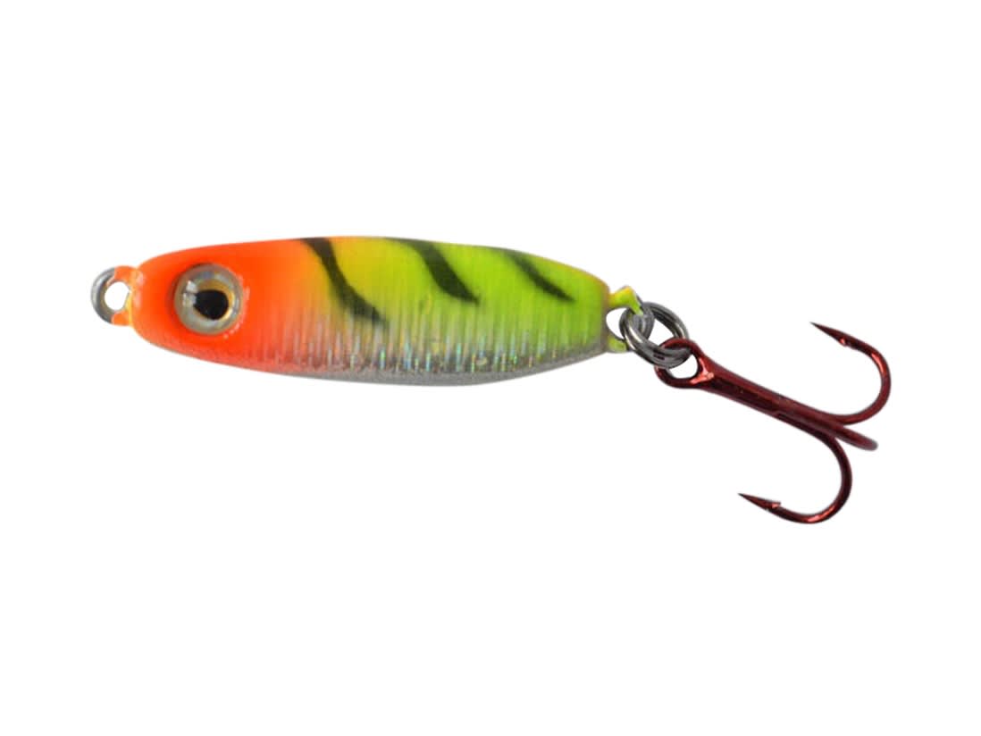 Northland UV Forage Minnow Ice Fishing Jigging Spoon – Natural