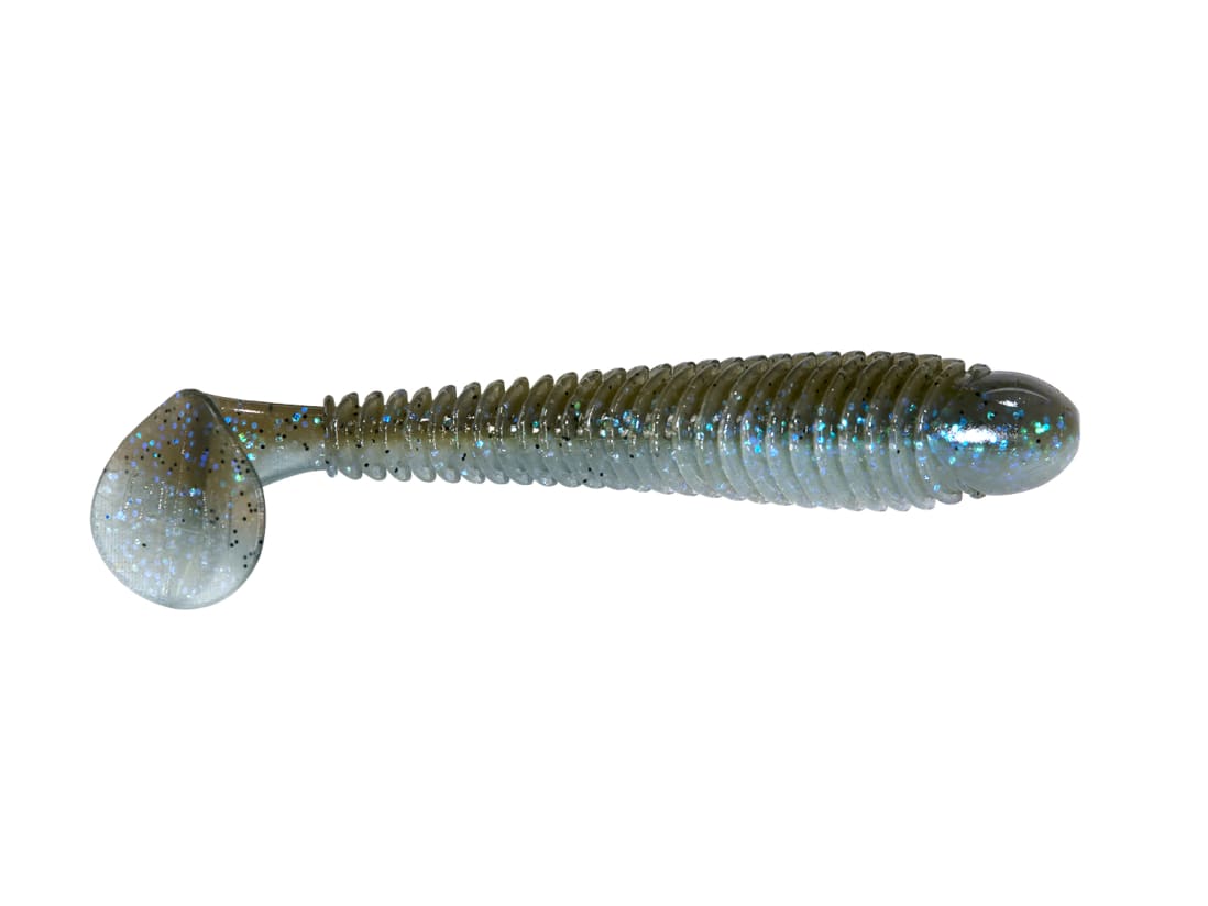 Googan Baits Saucy Swimmer - 4.8in - Electric Shad